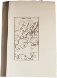 Karte von New York, aus einem Atlas der Vereinigten Staaten, 1824